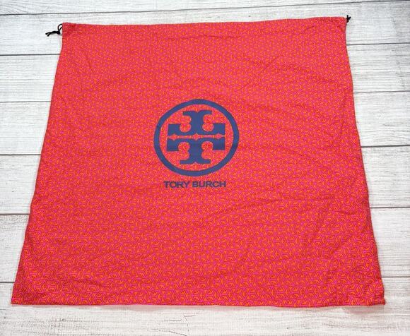 Tory Burch Handbags - Tory Burch Large Logo Print XL DUST BAG Pink Orange